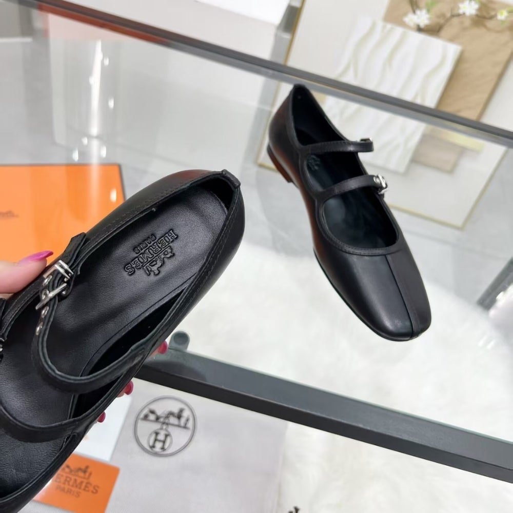 H**me5 Lilia Ballet Flat Black H252044Z 02350