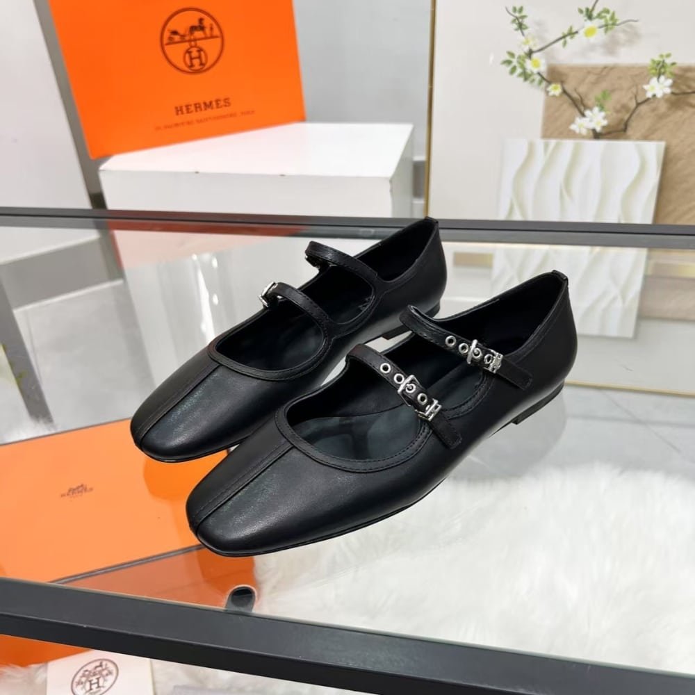 H**me5 Lilia Ballet Flat Black H252044Z 02350