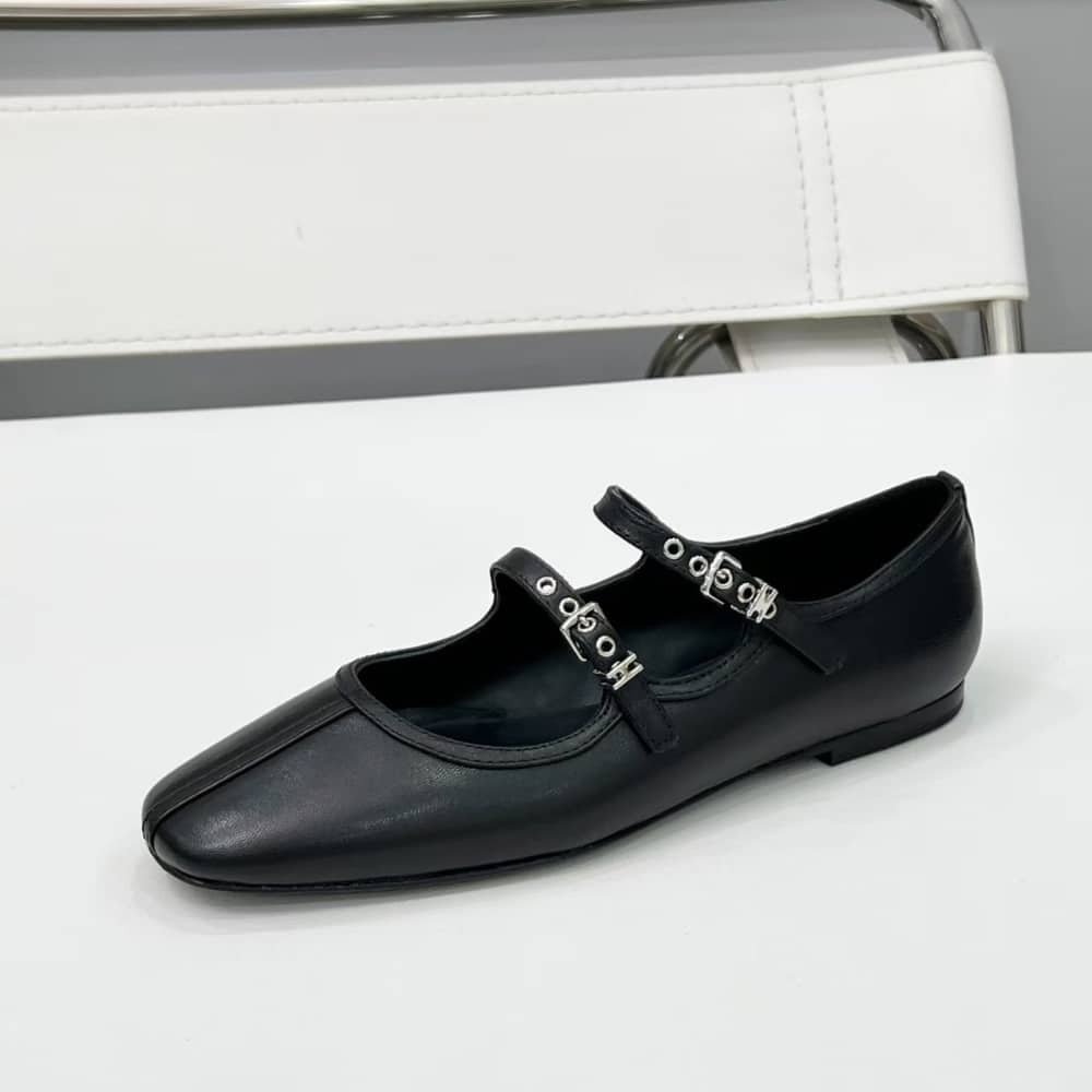 H**me5 Lilia Ballet Flat Black H252044Z 02350