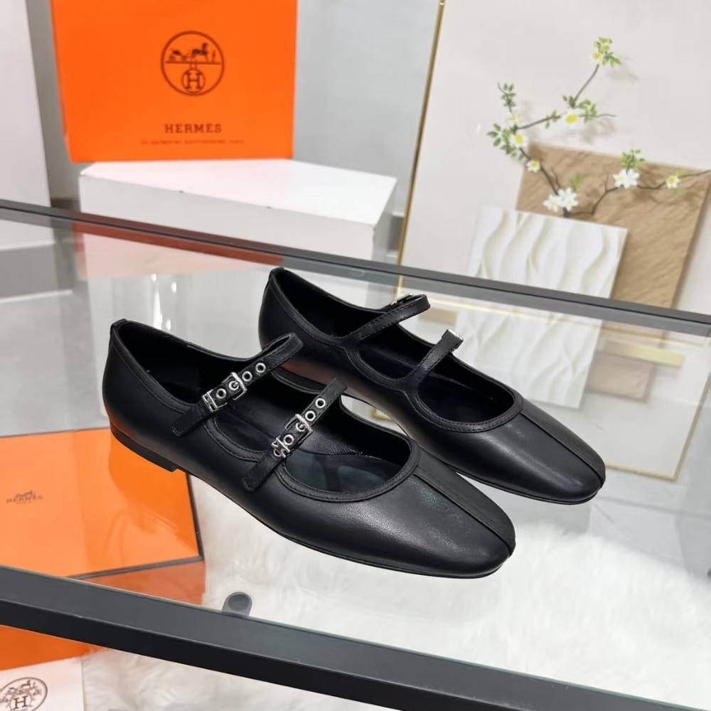 H**me5 Lilia Ballet Flat Black H252044Z 02350