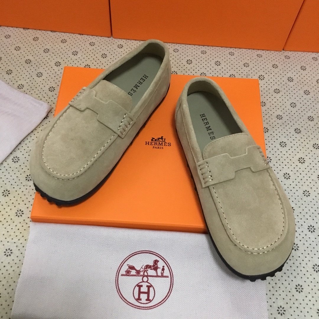 H**me5 Lazy Loafer Beige H252020Z Vd395