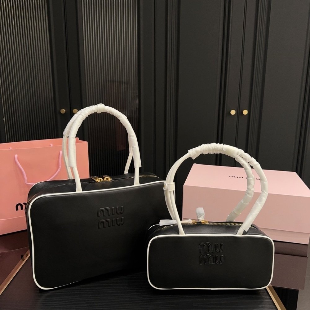 M1um1u Beau Bag Black 27Cm 5Bb173 2Ibp F0967 V Owm