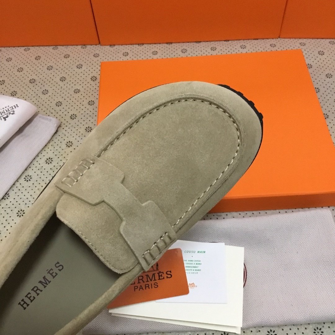 H**me5 Lazy Loafer Beige H252020Z Vd395