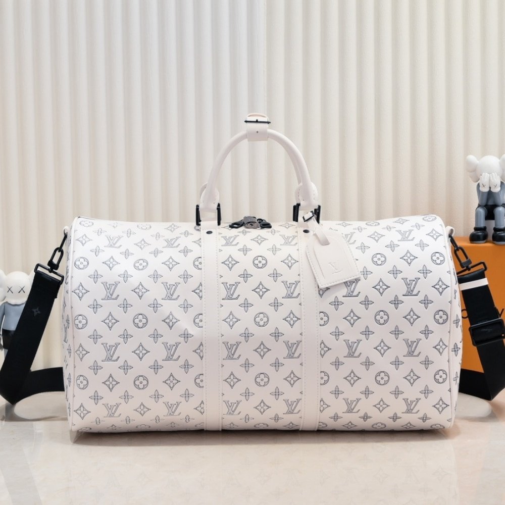L0vis Vvtt0n Keepall Bandoulière 50 White 50Cm M24954