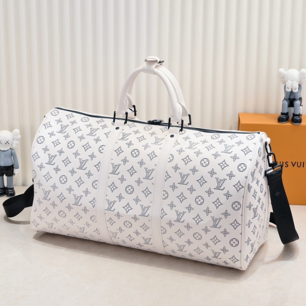 L0vis Vvtt0n Keepall Bandoulière 50 White 50Cm M24954