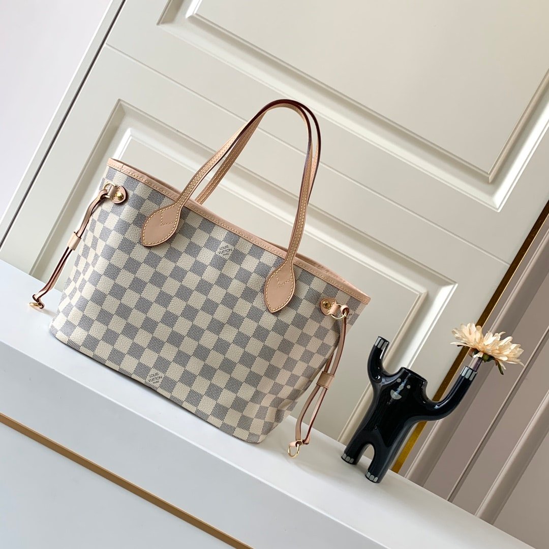 L0vis Vvtt0n Neverfull PM Damier Azur Beige 29Cm N40605