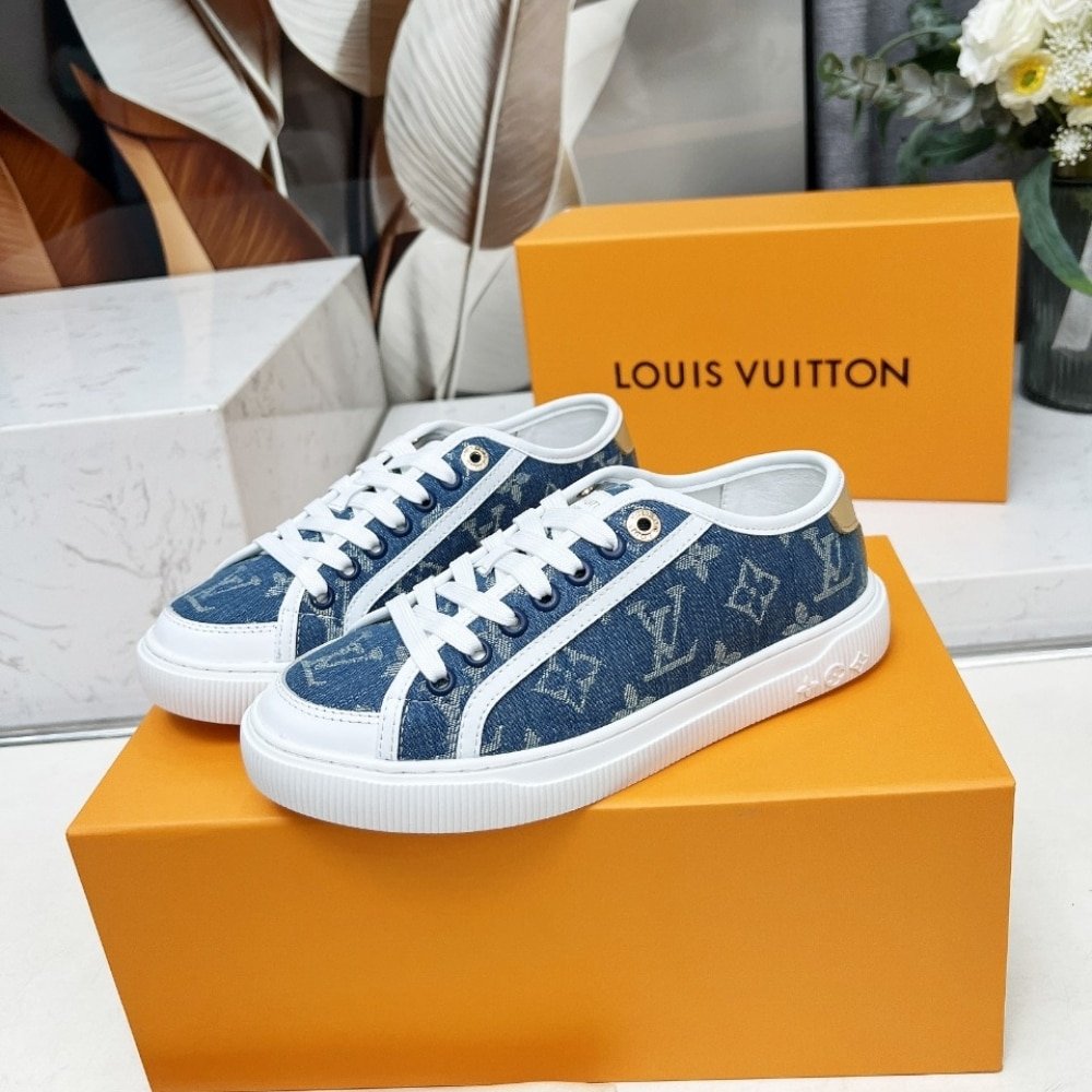 L0vis Vvtt0n Lv Lagoon Sneaker Denim Blue 1Agyg4
