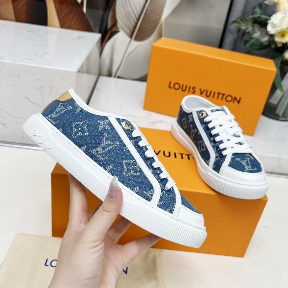 L0vis Vvtt0n Lv Lagoon Sneaker Denim Blue 1Agyg4