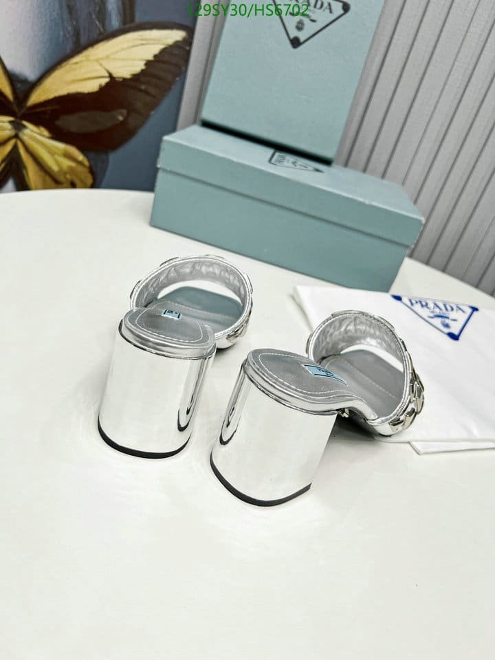 Pra*a Studded Metallic Leather Mules Silver