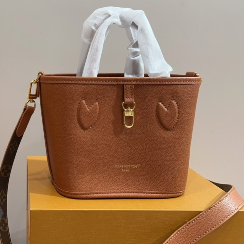 L0vis Vvtt0n Neverfull Bandoulière Inside Out Bb Monogram Brown 26Cm
