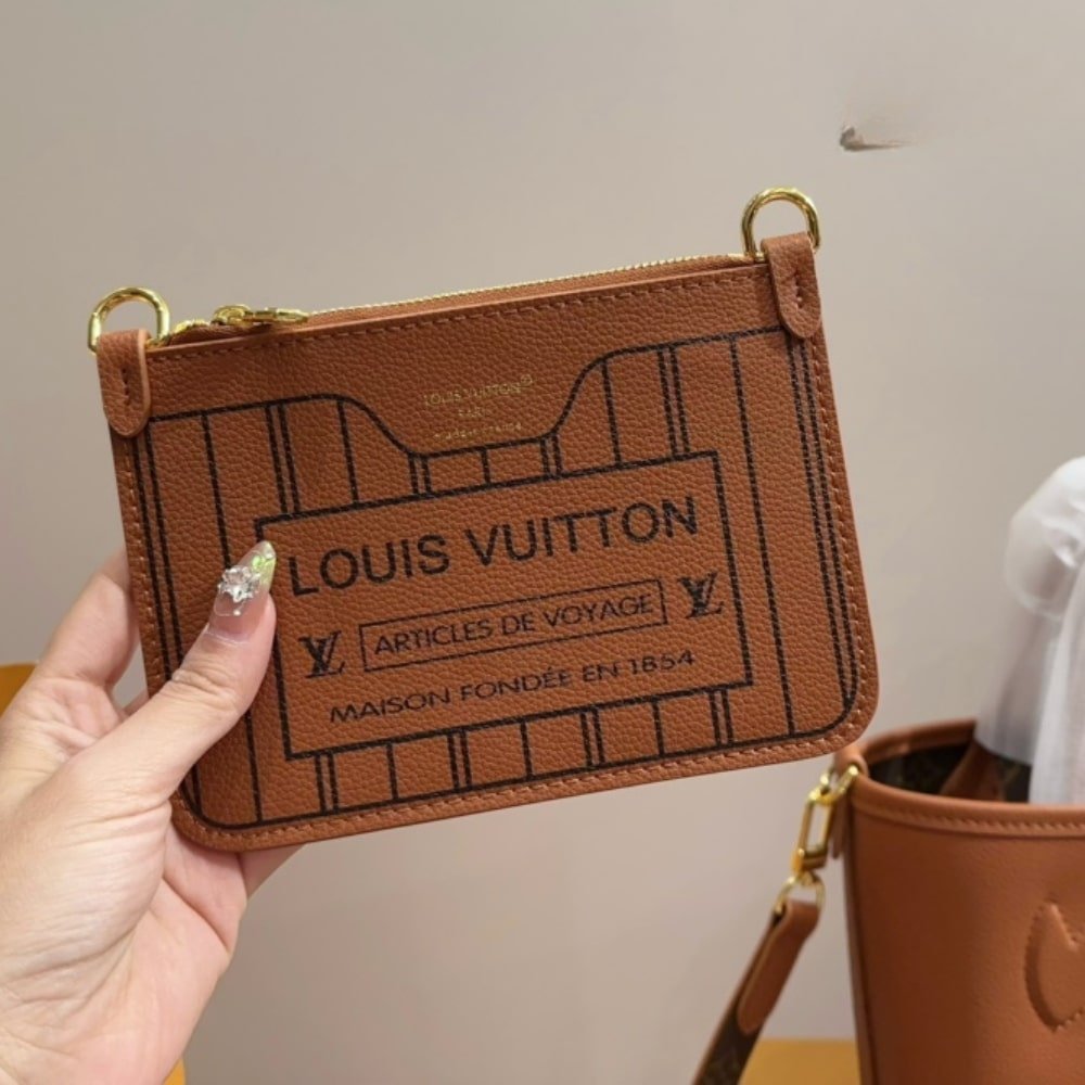 L0vis Vvtt0n Neverfull Bandoulière Inside Out Bb Monogram Brown 26Cm