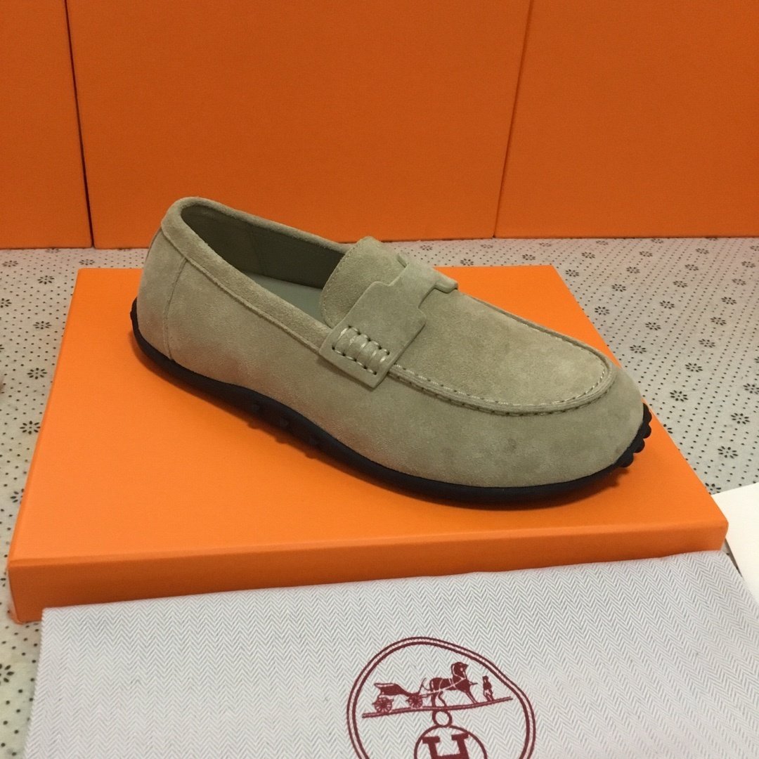 H**me5 Lazy Loafer Beige H252020Z Vd395
