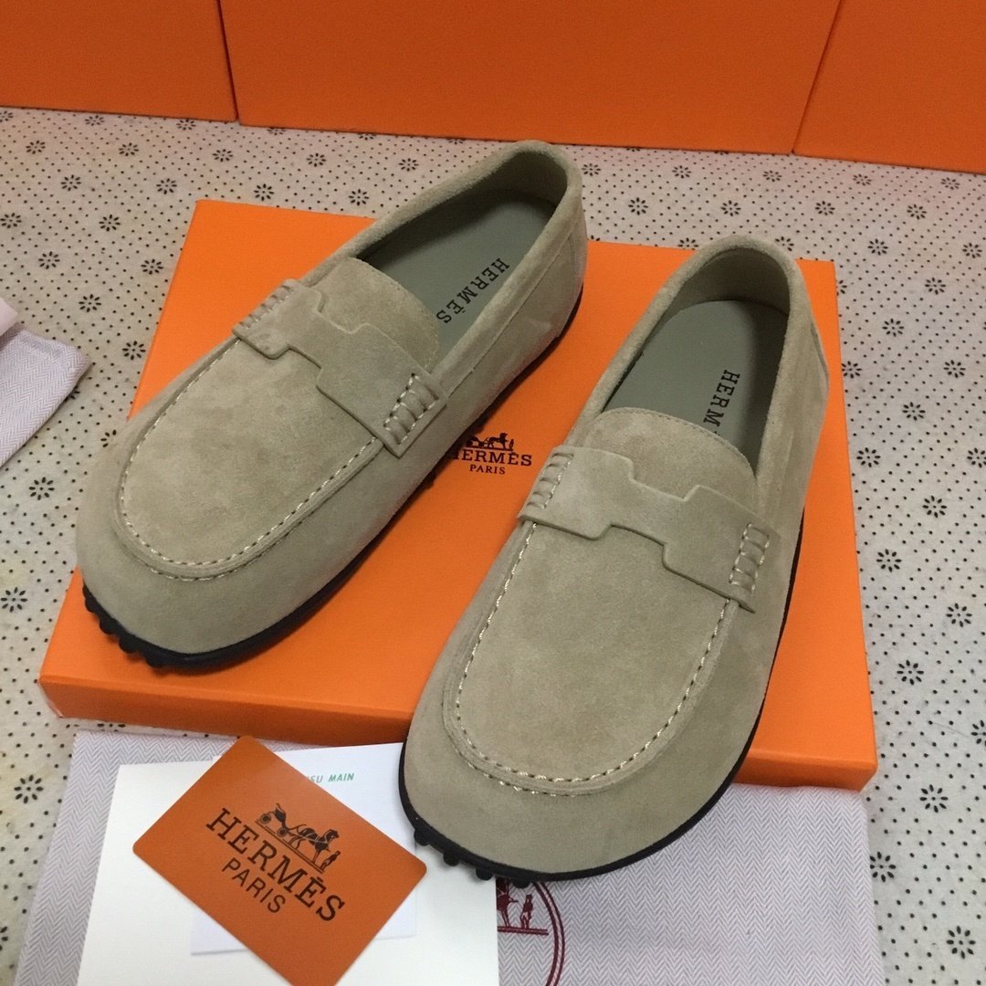 H**me5 Lazy Loafer Beige H252020Z Vd395
